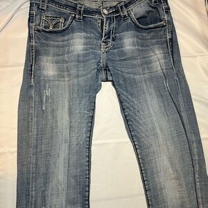 Women’s Rock & Roll Denim 29 X 36 Blue Jeans